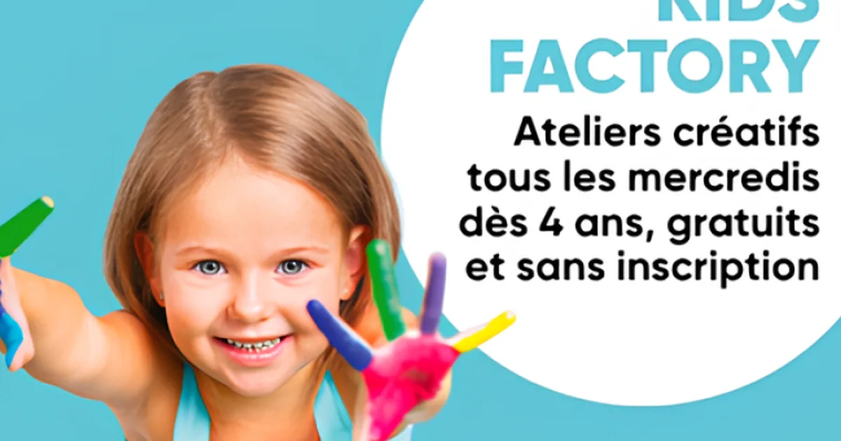 Kids Factory – Ateliers créatifs du mercredi